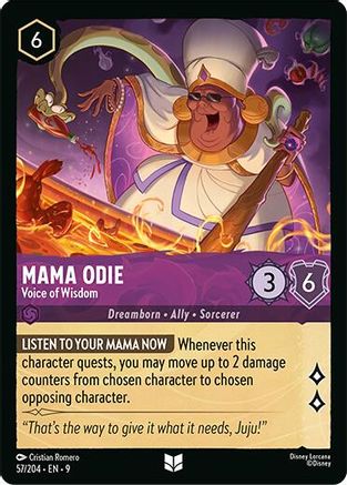 Mama Odie (Voice of Wisdom) - 57/204 - Uncommon (Foil)