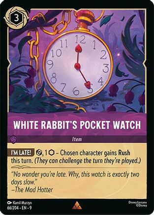 White Rabbit's Pocket Watch - 66/204 - Rare