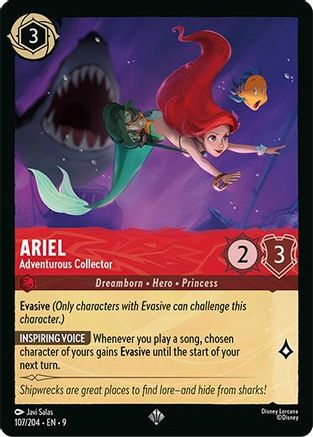 Ariel (Adventurous Collector) - 107/204 - Super Rare