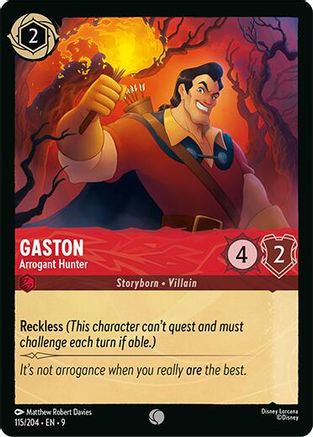 Gaston (Arrogant Hunter) - 115/204 - Common