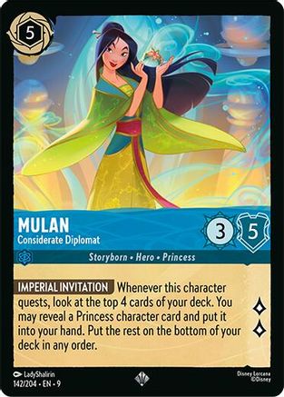 Mulan (Considerate Diplomat) - 142/204 - Super Rare