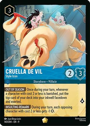 Cruella De Vil (Style Icon) - 143/204 - Legendary