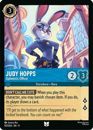 Judy Hopps (Optimistic Officer) - 157/204 - Uncommon