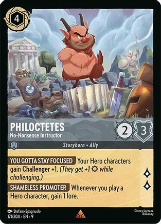 Philoctetes (No-Nonsense Instructor) - 171/204 - Rare (Foil)
