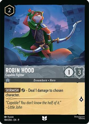 Robin Hood (Capable Fighter) - 184/204 - Uncommon (Foil)