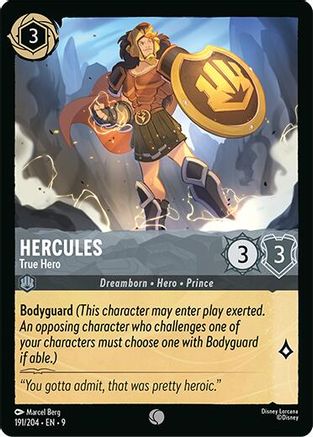Hercules (True Hero) - 191/204 - Common (Foil)