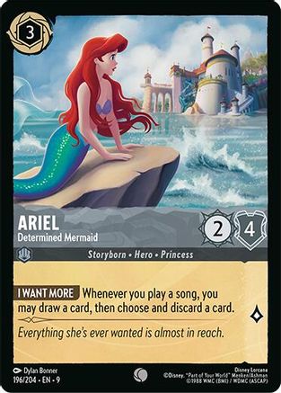 Ariel (Determined Mermaid) - 196/204 - Common