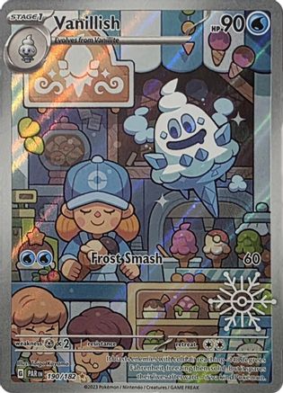 Vanillish 190/182 - Holofoil Miscellaneous Cards & Products - Illustration Rare
