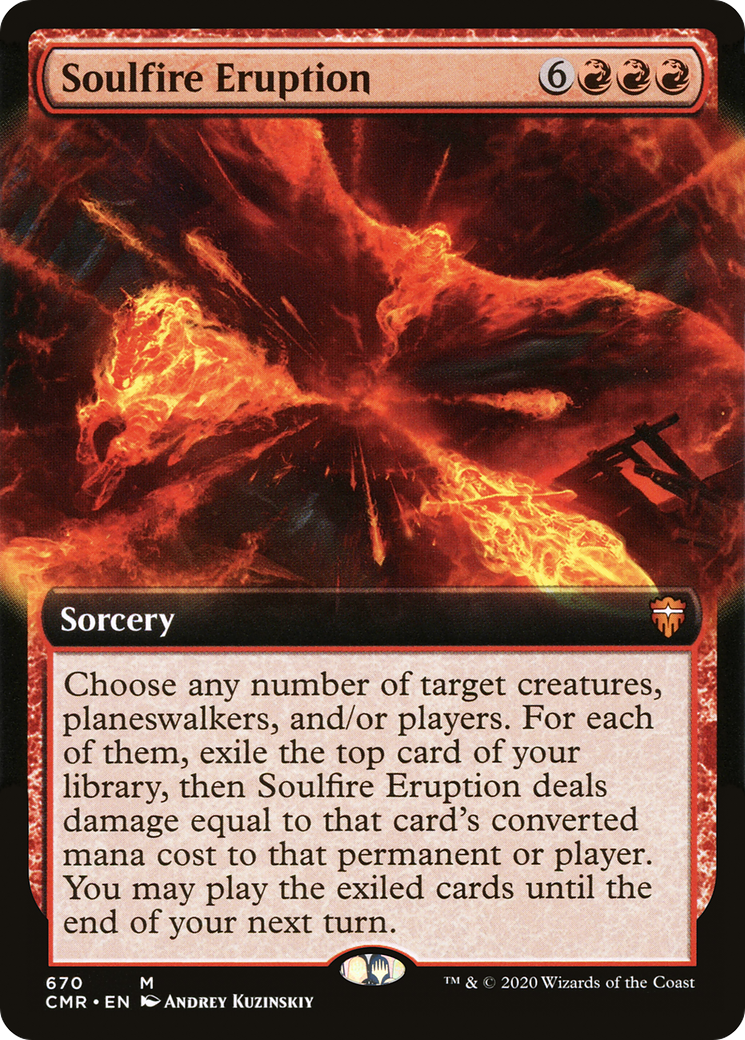 Soulfire Eruption (Extended Art) (CMR-670) Foil