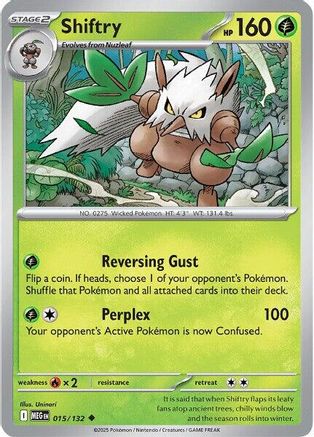 Shiftry 015/132 ME01 Mega Evolution - Uncommon