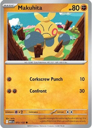 Makuhita 072/132 ME01 Mega Evolution - Common