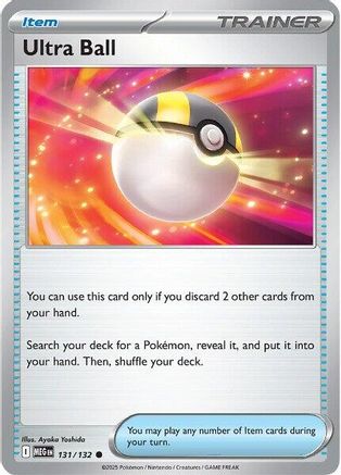 Ultra Ball 131/132 - Reverse Holofoil ME01 Mega Evolution - Common