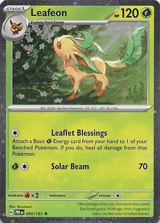 Leafeon (Cosmos Holo) 005/131 - Promo