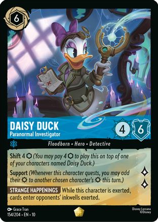 Daisy Duck (Paranormal Investigator) - 154/204 - Legendary