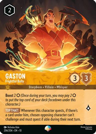 Gaston (Frightful Bully) - 206/204 - Epic