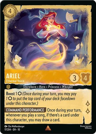 Ariel (Ethereal Voice) - 17/204 - Rare