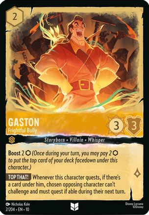 Gaston (Frightful Bully) - 2/204 - Uncommon