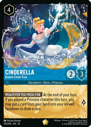Cinderella (Dream Come True) - 155/204 - Legendary (Foil)