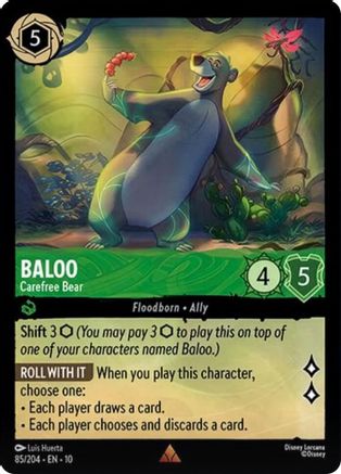 Baloo (Carefree Bear) - 85/204 - Rare (Foil)
