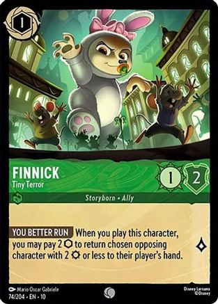 Finnick (Tiny Terror) - 74/204 - Common (Foil)