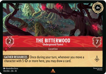 The Bitterwood (Underground Forest) - 135/204 - Rare (Foil)
