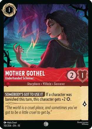 Mother Gothel (Underhanded Schemer) - 110/204 - Common (Foil)