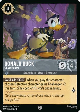 Donald Duck (Ghost Hunter) - 172/204 - Common