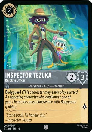 Inspector Tezuka (Resolute Officer) - 177/204 - Common (Foil)
