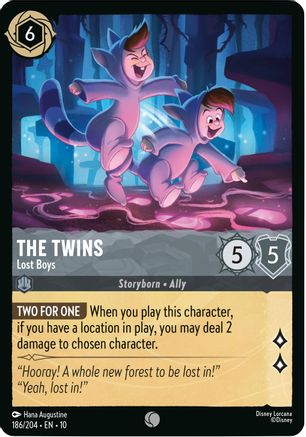 The Twins (Lost Boys) - 186/204 - Common (Foil)