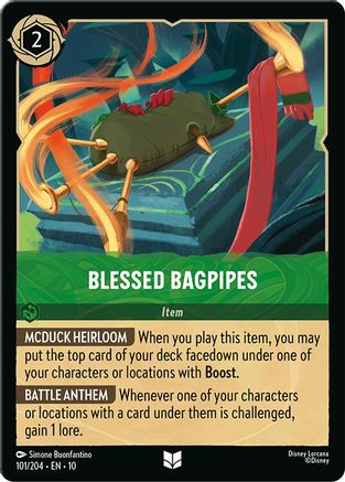 Blessed Bagpipes - 101/204 - Uncommon (Foil)