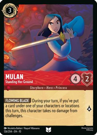 Mulan (Standing Her Ground) - 126/204 - Uncommon (Foil)