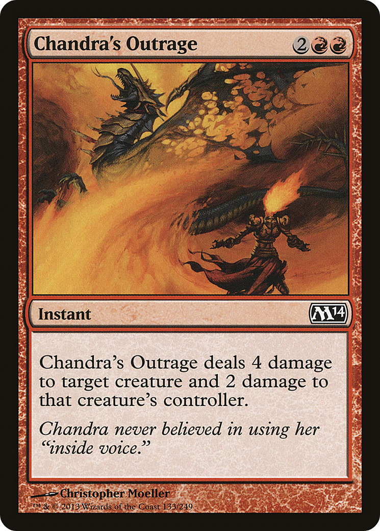Chandra's Outrage (M14-133) Foil