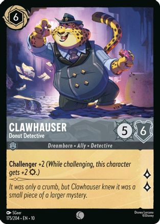 Clawhauser (Donut Detective) - 175/204 - Common (Foil)