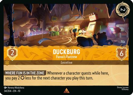 Duckburg (Funso's Funzone) - 34/204 - Rare (Foil)
