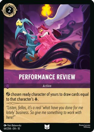 Performance Review - 64/204 - Uncommon