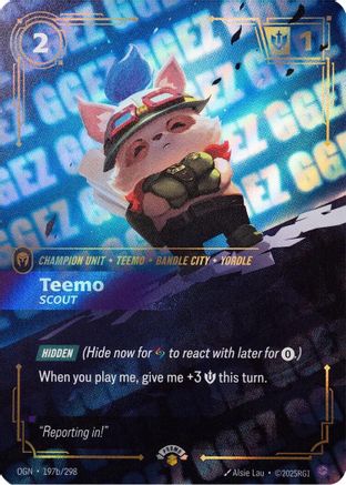 Teemo - Scout (GG EZ) - 197b/298 - Promo
