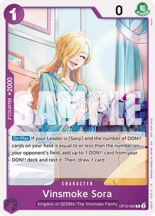 Vinsmoke Sora (Tournament Pack 2026 Vol. 1) (OP12-062)
