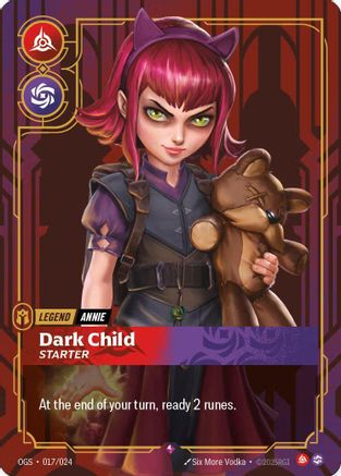 Annie - Dark Child (Metal) - 017/024 - Promo