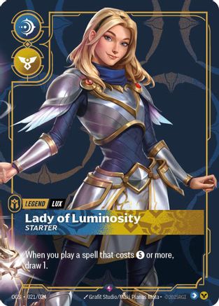 Lux - Lady of Luminosity (Metal) - 021/024 - Rare