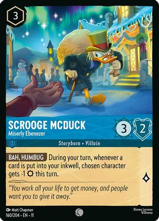 Scrooge McDuck (Miserly Ebenezer) - 160/204 - Common
