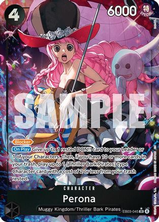 Perona (045) (Alternate Art) - (EB03-045) - Super Rare