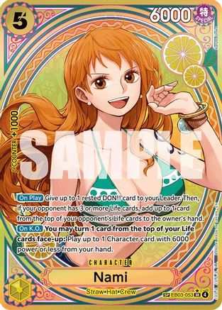 Nami (053) (SP) - (EB03-053) - Super Rare