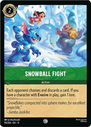 Snowball Fight - 95/204 - Common (Foil)