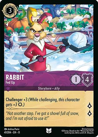Rabbit (Fed Up) - 41/204 - Uncommon (Foil)