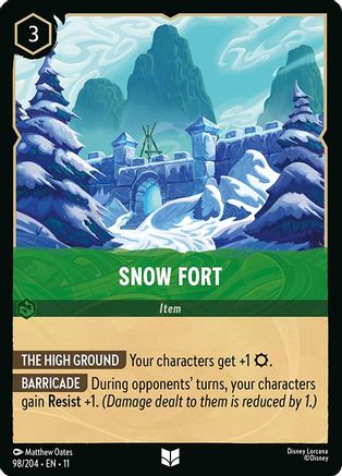 Snow Fort - 98/204 - Uncommon (Foil)