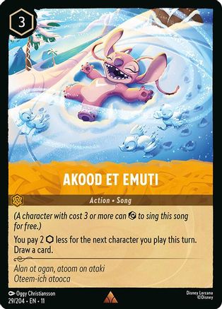 Akood Et Emuti - 29/204 - Rare (Foil)