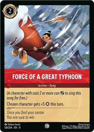 Force of a Great Typhoon - 128/204 - Common