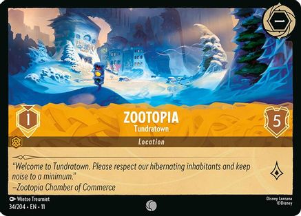 Zootopia (Tundratown) - 34/204 - Common (Foil)