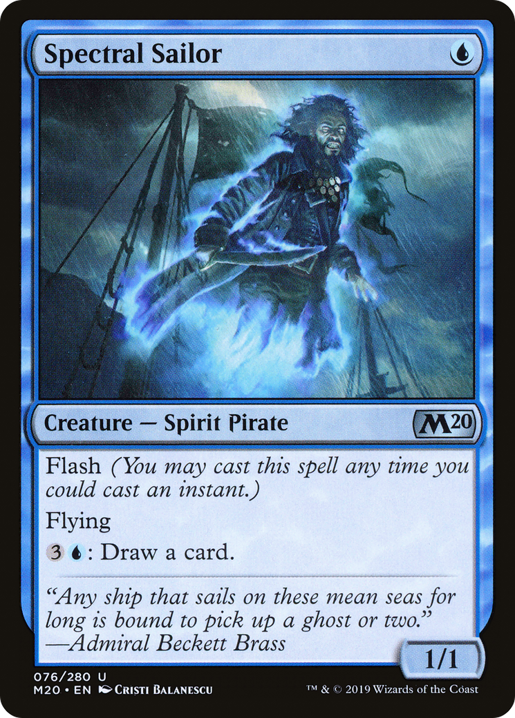 Spectral Sailor (M20-076) Foil