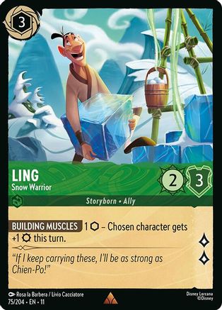 Ling (Snow Warrior) - 75/204 - Rare